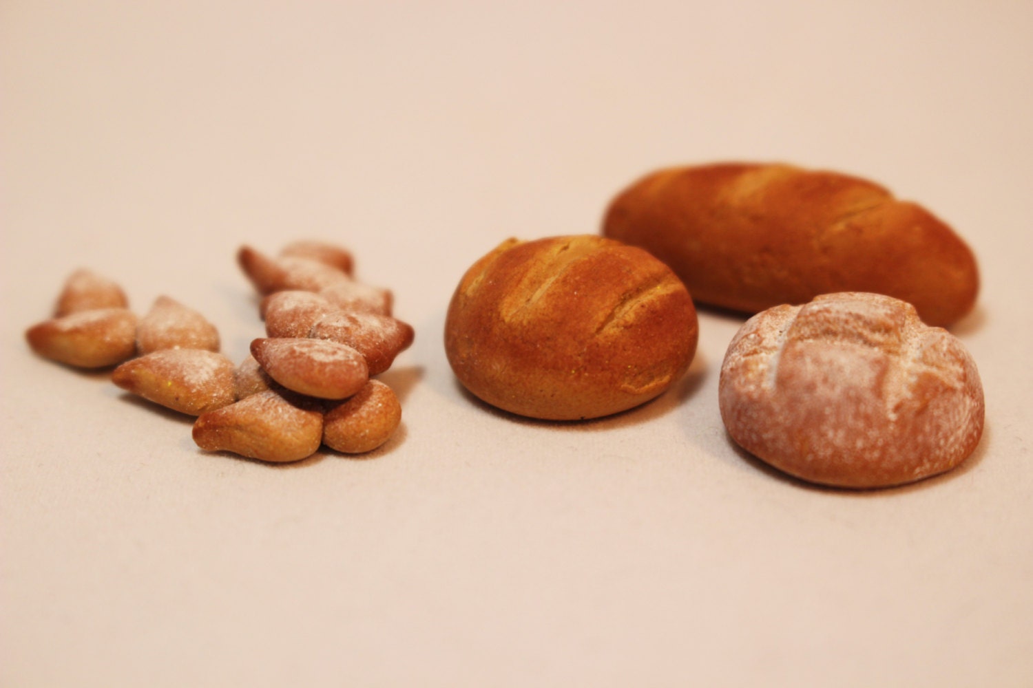 Miniature Bread Pain d'epi French Bread 5 Variety