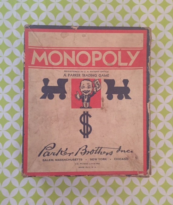 original monopoly board 1930