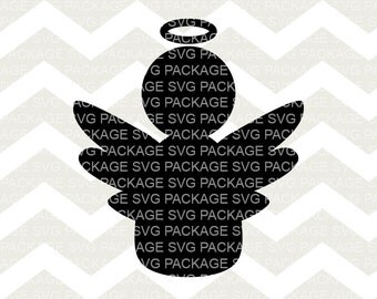 SVG Clipart, Angel Silhouette Svg, Angels Clipart SVG, Religious, Halo Clipart, Svg Cutting File, Svg Design, Cutting Machine, svg bundle