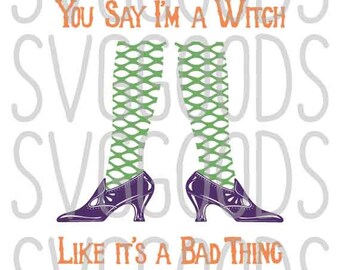 Halloween svg, Witch svg, Witch Legs svg, Sexy Witch SVG, trick or treat svg, fall svg, layered cut file, commercial svg, clipart