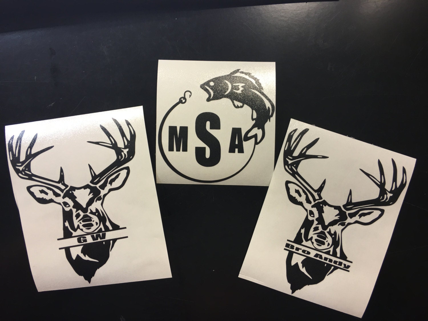 Customized Hunting and Fishing Decals