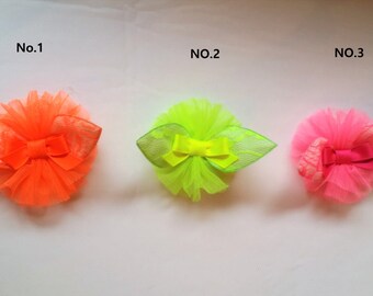 Neon Pink color,neon pink hair clips,neon hair clip, Ansi yellow hair clips,ansi yellow hair clip, Neon orange hair clips,Neon clips