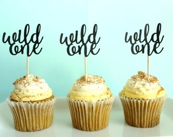 Wild One Cupcake Toppers - Wild One Party Decor - Wild Party Decor - One Party Decor - Wild Things Cupcake Toppers - One Cupcake Toppers