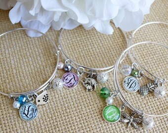Spring Fever Monogram Bangle