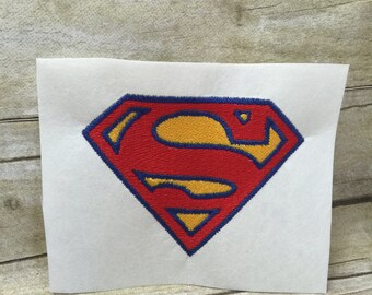Superman Logo Embroidery Design, Superman Embroidery Design