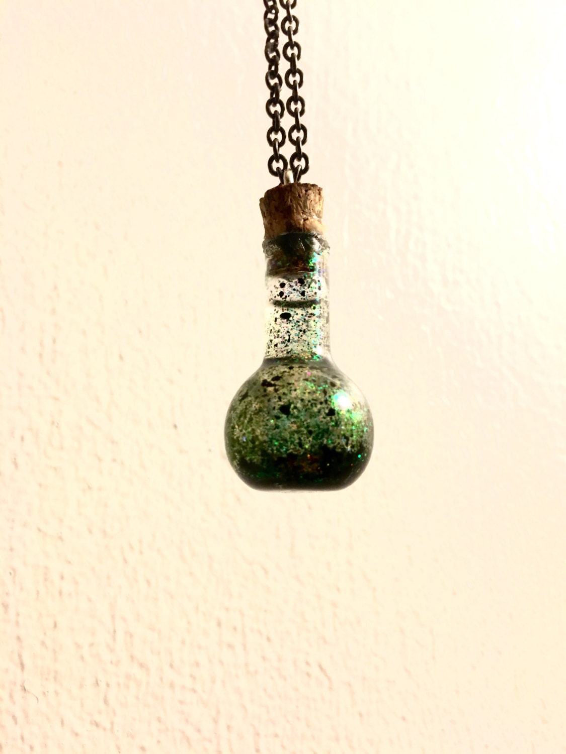 Black Magic Potion Bottle Necklace