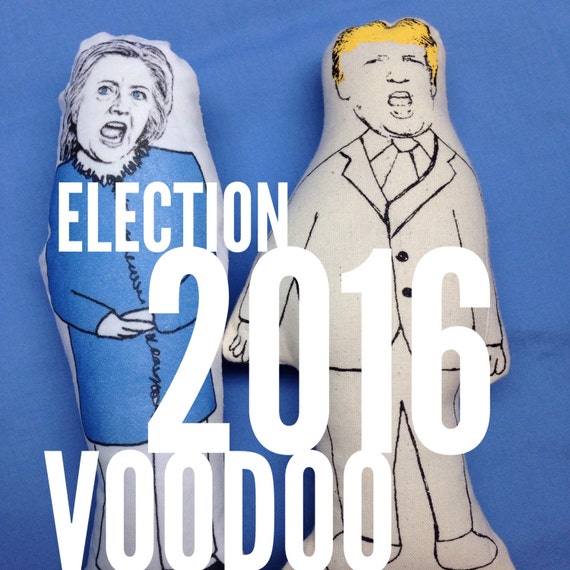 Donald Trump Hillary Clinton Voodoo Doll by DonaldTrumpVoodoo