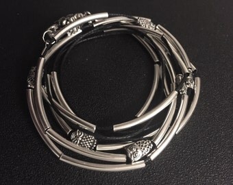 CO' COUTURE Bia Knot Tube Top Silver