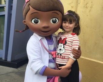 Doc Mcstuffins headband, Doc Mcstuffins costume, doc mcstuffins bow
