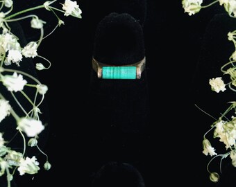 Turquoise Sterling Silver Ring Size 4, 7-8