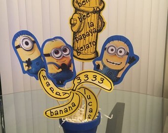 Minion centerpiece | Etsy