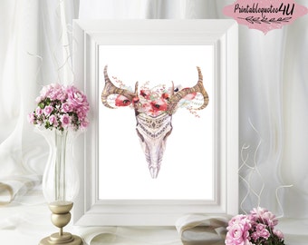 Bull Skull Wall Decor bull skull wall art | etsy Bull Skull Wall Decor bull skull wall art | etsy