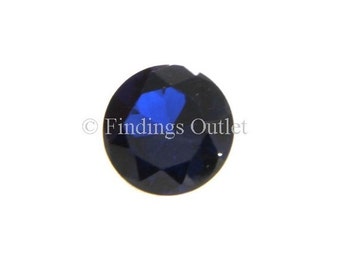 Loose Round Cut Sapphire 8mm CZ Stone