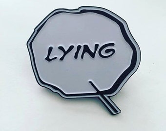 Lying Enamel Pin -inspired by Lying Cat from Saga