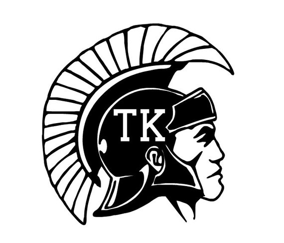 TK Trojans Trojan Head Decal