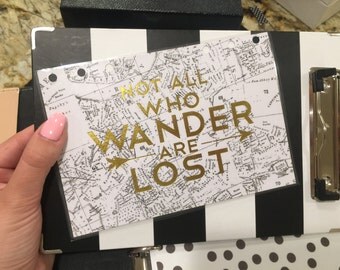 Not All Who Wander Are Lost A5 Accessory