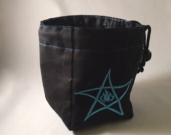 Elder Sign Star - Embroidered Drawstring Bag