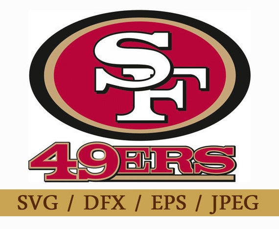 San Francisco 49ers SVG PNG DXF Logo Vector Cut File