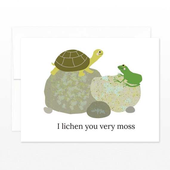 Funny Valentine's Day Card Nature Card Pun Card