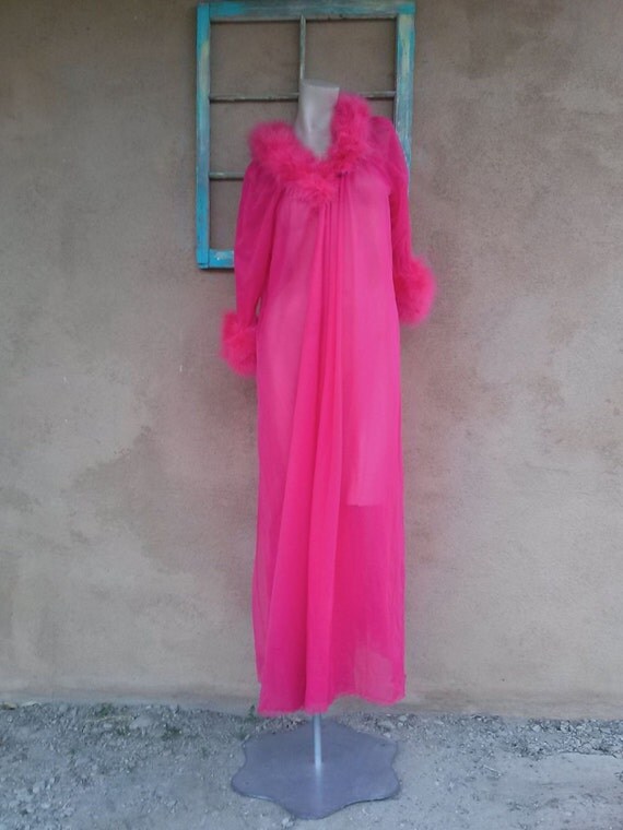 marabou gown
