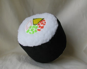 silly sushi california roll plush toy