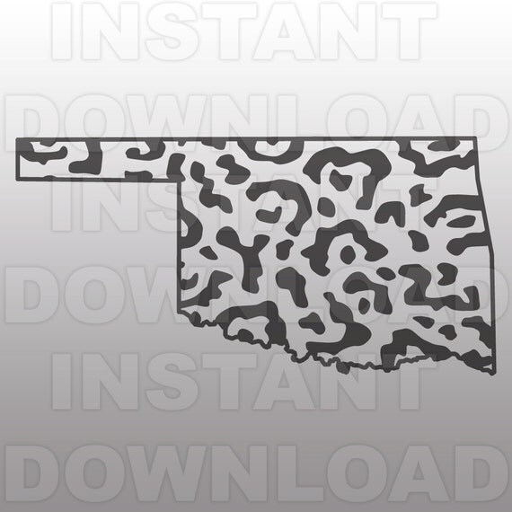 Download Oklahoma Leopard Print SVG - Oklahoma Cheetah SVG File ...