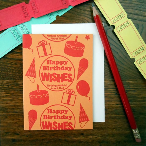 letterpress vintage tootsie roll happy birthday wishes