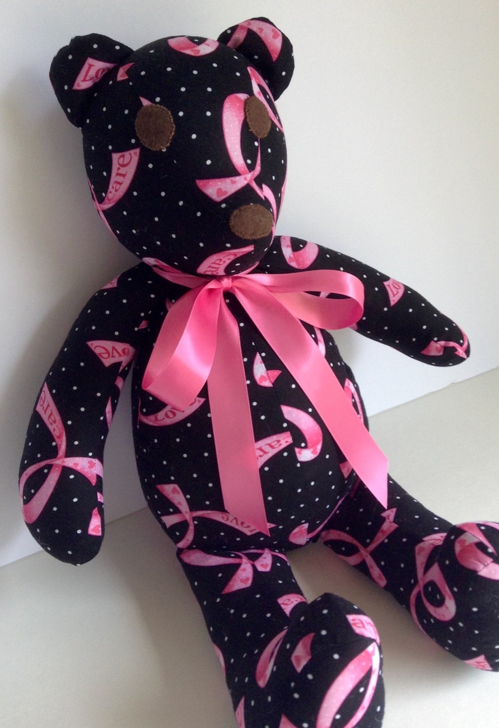 breast cancer teddy bear