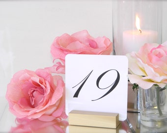 Gold Table Number Holder + Gold Wedding Table Number Holders