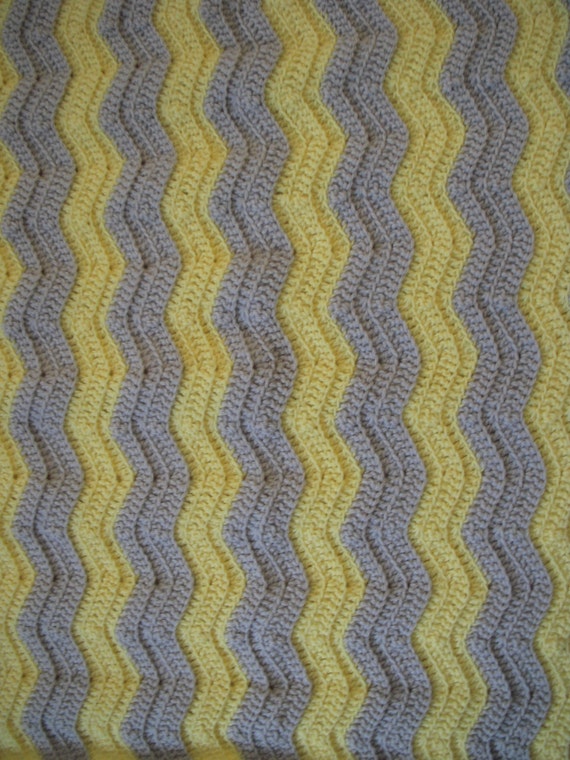 Download Two Color Ripple Crochet Afghan