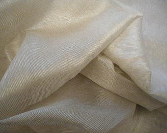 Beige/Natural Sheer Fabric