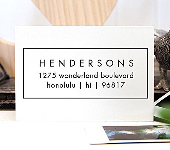 Self Inking Address Stamp Address Stamp Custom Address