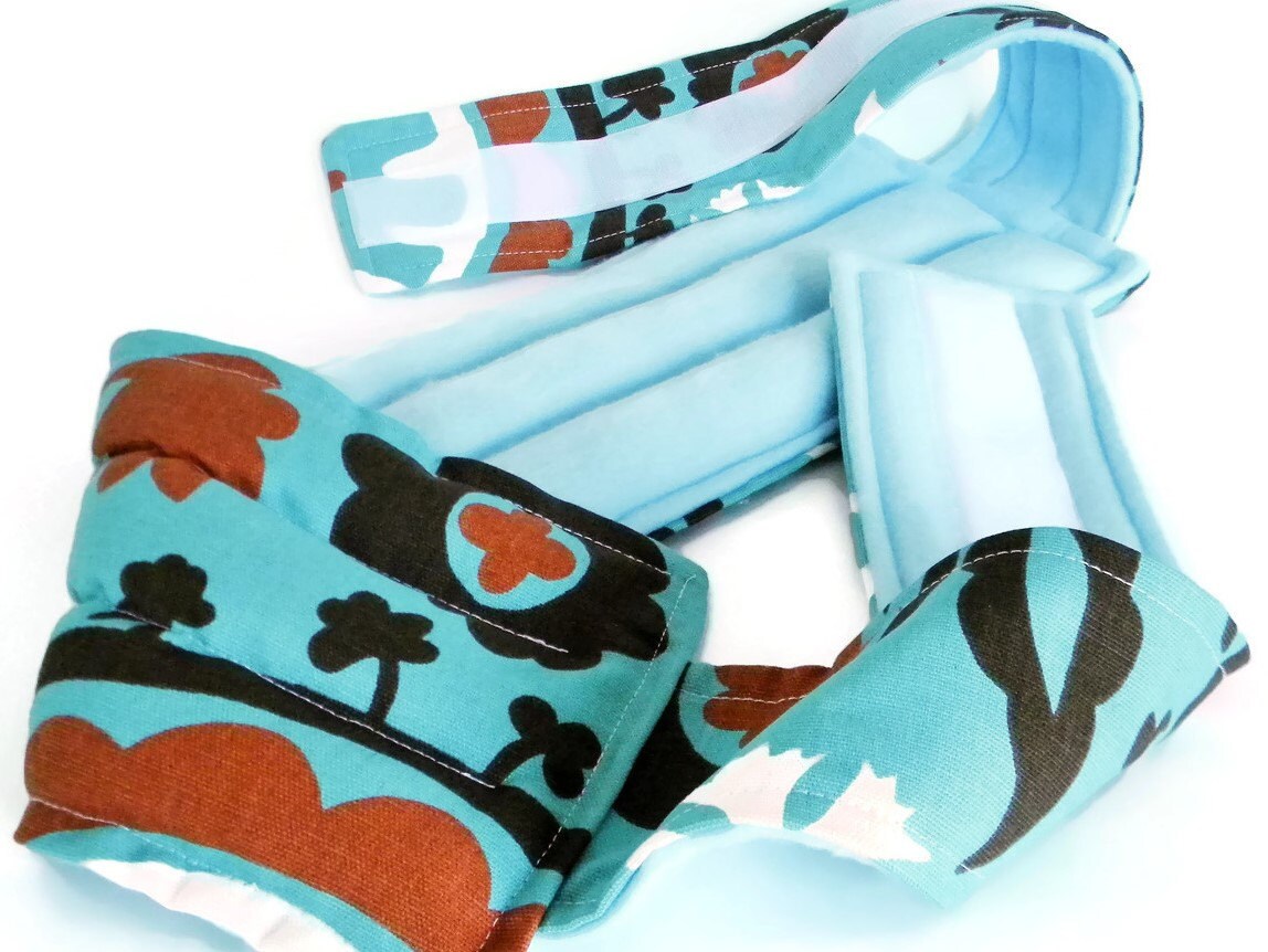 Lower Back Heating Pad with Straps Microwave Heat Pack Back