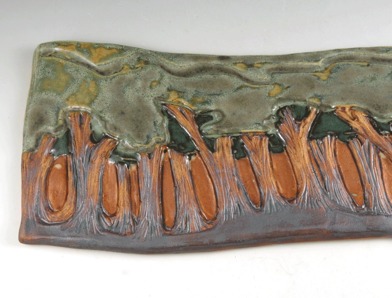 Pottery Tile Arts and Crafts Mission Style Pottery Wall