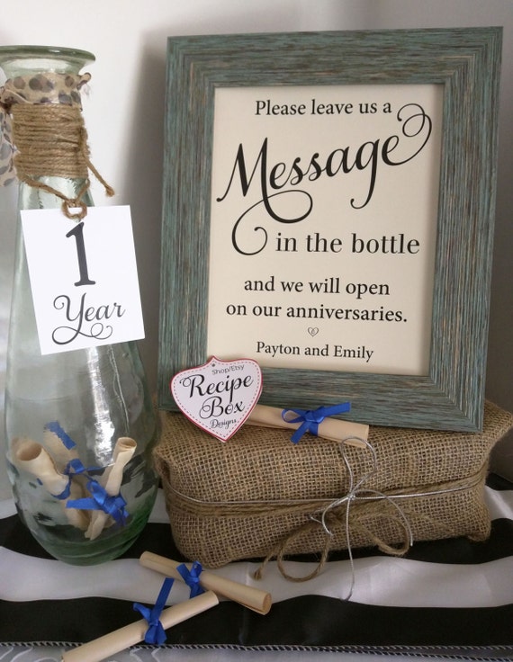 Please leave us a Message In The Bottle with Mini Tags Sheets