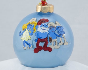 Smurf ornament | Etsy
