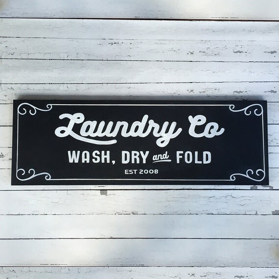 Laundry Co Fixer Upper Inspired Farmhouse Sign Joanna Gaines