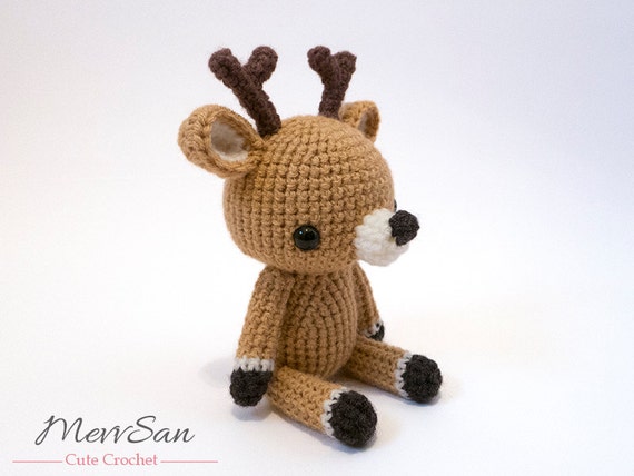 Crochet PATTERN PDF - Amigurumi Woodland Critter Deer