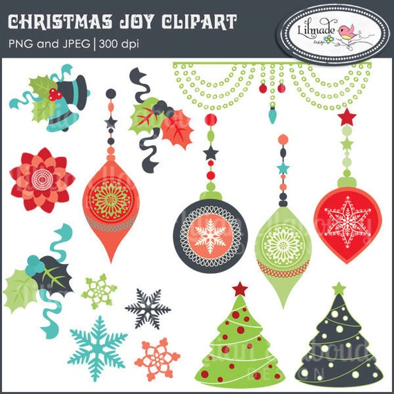 Christmas clipart Christmas ornament clipart Christmas tree