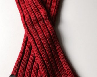 Knit Fingerless Gloves / Black Gloves / Knit Arm Warmers / Women's Gloves / Grey Fingerless Gloves / marcellamoda k - MA419