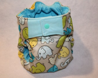 Custom design all in one cloth diapers (AIO):