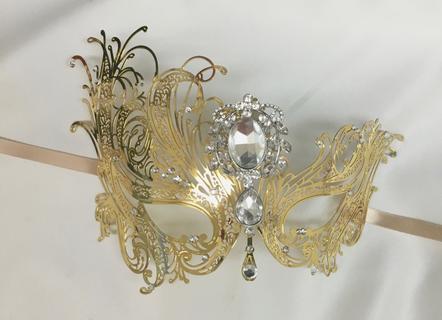 Rhinestone Masquerade Mask Mask With Rhinestones Rhinestone