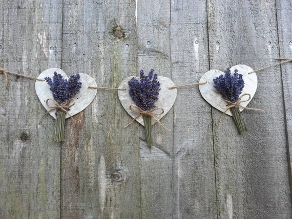 birch bark and lavender garland birch bark and lavender garland