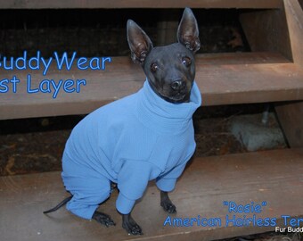 BuddyWear 1st Layer Thermals for Layering, will fit all dogs up to 18"