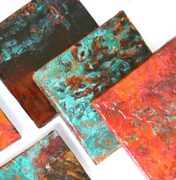 8x10 Blue Copper Sheeting Amazing Color Crafting Sheet