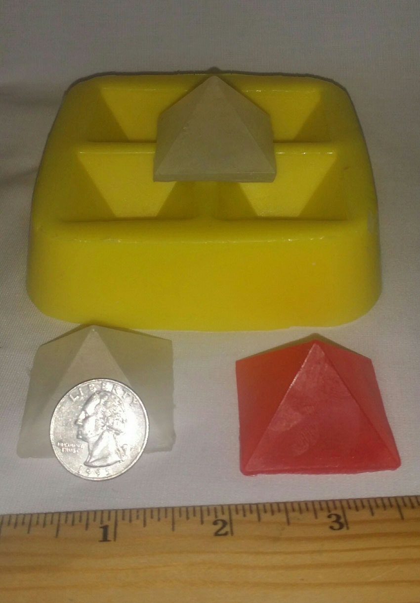 1 1/2 Pyramid Soap & Candle Mold