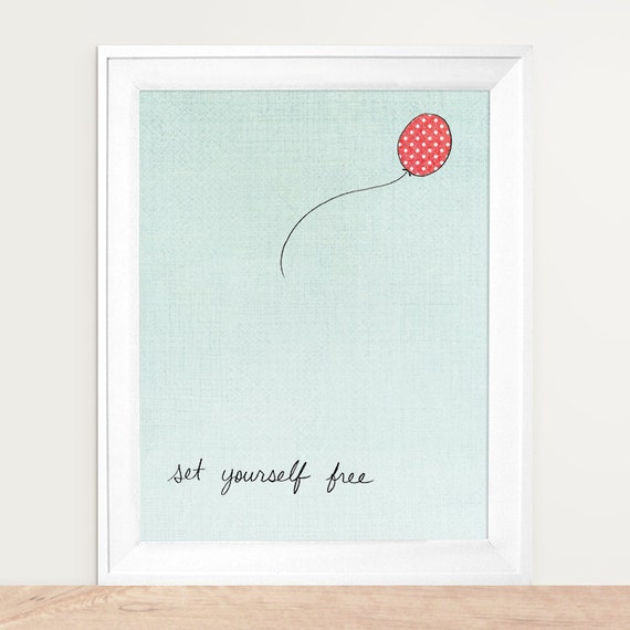 Wall Art Set Yourself Free Art Inspirational Art