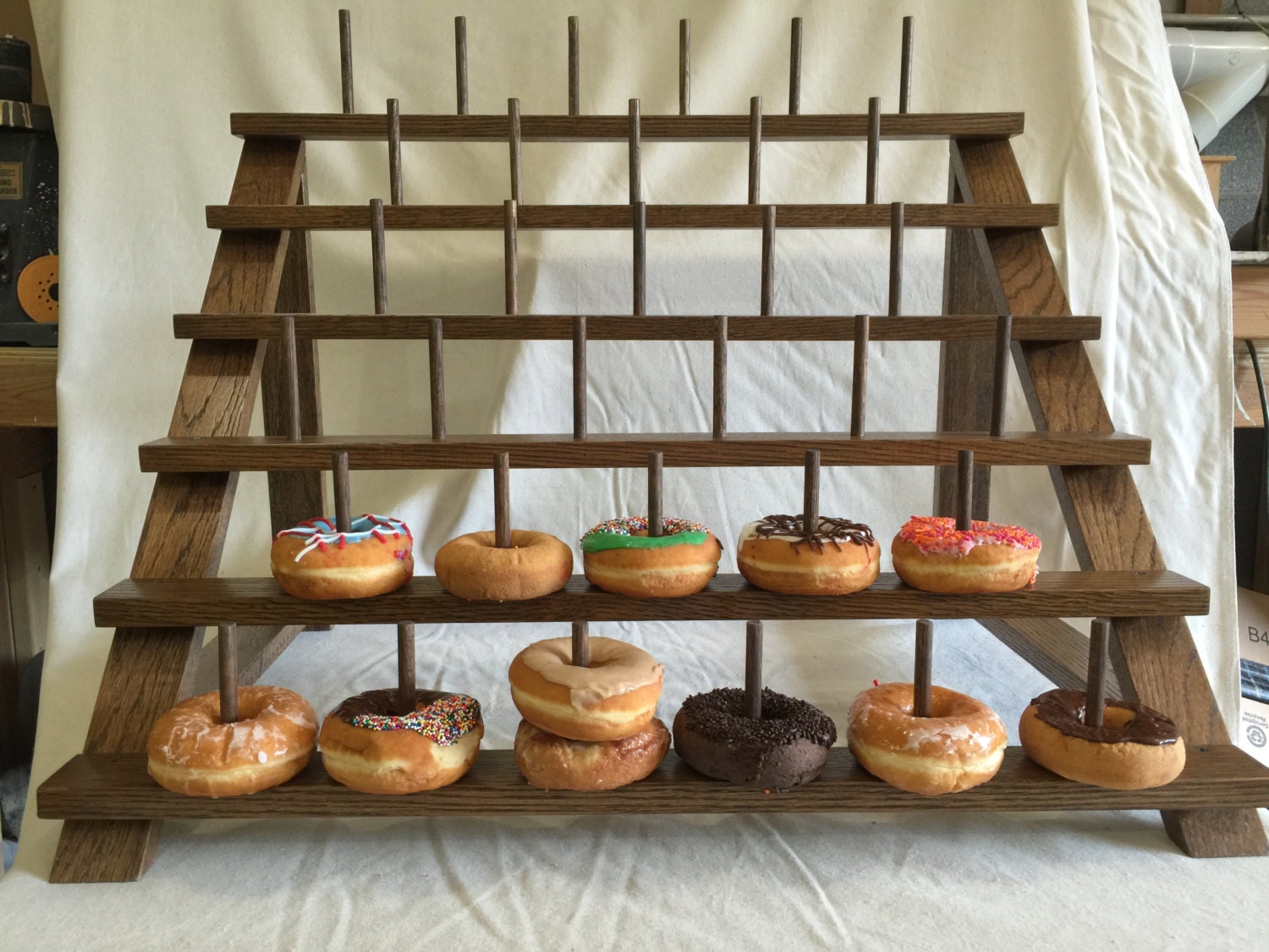 Custom Donut Stand. Can be adapted to fit Cake Pops or Push