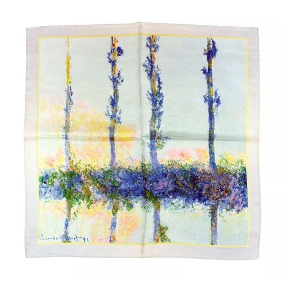 Metropolitan Museum of Art Silk Scarf Claude Gift