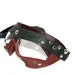 Goggles, Deer Skin tie on goggles made to conform to an individual.